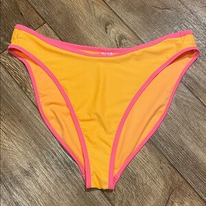 Wild Fable Orange/Pink Bikini Bottom Swimwear Woman Size 1X